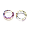 Ion Plating(IP) 304 Stainless Steel Huggie Hoop Earrings LS-EJEW-F111A-14mm-Y-2