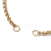 304 Stainless Steel Rolo Chain Slider Bracelet Makings AJEW-JB01254-01-2