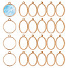 50Pcs Zinc Alloy Open Back Bezel Pendants FIND-CA0011-54KCG-1