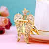 Cross Wing Alloy Keychain PW-WGBA5DD-01-1