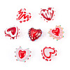 7Pcs 7 Colors Handmade Lampwork Bumpy Beads LAMP-TA0002-58-3