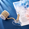 Zinc Alloy Rhinestone Strass Chains FIND-FW0001-31G-8