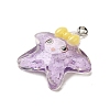 Marine Animal Series Resin Pendants RESI-Q012-01B-05-2