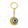 Alloy Pendant with Translucent Resin Cabochons Keychains KEYC-JKC01139-4