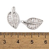 Brass Micro Pave Clear Cubic Zirconia Pendants KK-L212-04P-3