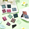 Microwave Kiln Hot Melt Glass Cabochons FIND-SP0004-58B-5