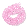 Baking Electroplate Glass Beads Strands LS-DGLA-A039-J10mm-B16-2