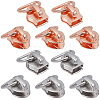 20Pcs 2 Colors Alloy Zipper with D Ring SENE-CY0001-12A-7