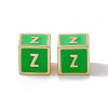 Rack Plating Brass Enamel Beads KK-B060-04G-02Z-2
