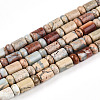 Natural Shoushan Stone Beads Strands G-N346-03A-07-2