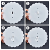 Flower Shape Plastic Ceiling Hook Hangers DIY-WH0297-46-5