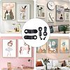 100Sets 2 Style Iron Picture Frame Accessories FIND-FH0003-20-7