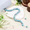 1 Strand Handmade Lampwork Inner Flower Rondelle Beads Strands LAMP-TA0002-72E-4