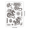 Custom Summer Theme PVC Plastic Clear Stamps DIY-WH0631-0142-8