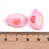 Opaque Resin Cabochons CRES-T025-03F-3