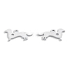 201 Stainless Steel Silhouette Charms STAS-N098-122P-1
