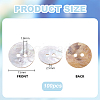 100Pcs Natural Akoya Shell Buttons BUTT-PH0001-41A-2
