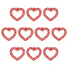10Pcs Spray Painted Alloy Pendants FIND-TA0010-47A-3