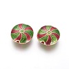 Alloy Enamel Beads ENAM-J645-02KCG-2