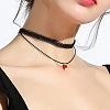 40Pcs 8 Styles Alloy Enamel Pendants ENAM-YW0004-49-6