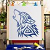 PET Plastic Drawing Painting Stencils Templates DIY-WH0244-095-5