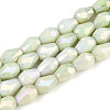 Anti-Tarnish Electroplate Glass Beads Strands GLAA-T025-13A-04-1