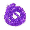 Baking Paint Imitation Jade Glass Round Bead Strands X1-DGLA-Q021-8mm-27-2