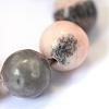 Natural Zebra Jasper Round Bead Strands G-E334-4mm-11-4