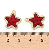 Brass Micro Pave Cubic Zirconia Pendants KK-C158-03B-G-3