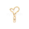 Heart Alloy Swivel Clasps HEAR-PW0001-157A-1