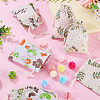 20Pcs 4 Styles Polycotton(Polyester Cotton) Printed Packing Pouches Drawstring Bags ABAG-TA0002-10-8
