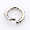 Tarnish Resistant 304 Stainless Steel Open Jump Rings STAS-E066-08-9mm-1