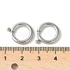 316 Surgical Stainless Steel Spring Gate Rings STAS-H234-06P-04-3