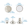 Alloy Buttons PALLOY-TA0001-38-8