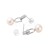 925 Sterling Silver Studs Earring EJEW-H002-27P-2