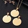 Ion Plating(IP) 304 Stainless Steel Pendants LS-STAS-I311-05A-G-7