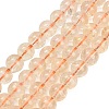 Natural Citrine Beads Strands GG-CBACB71-03-6mm-2