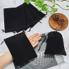 CREATCABIN Rectangle Velvet Drawstring Pouches TP-CN0001-03B-02-3