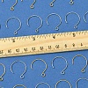 24Pcs 2 Colors Ion Plating(IP) 304 Stainless Steel Earring Hooks STAS-FS0001-65-5