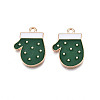 Christmas Style Alloy Enamel Pendants ENAM-Q442-62-2