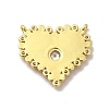 Rack Plating Brass Micro Pave Clear Cubic Zirconia Connector Charms KK-P230-05G-04-2