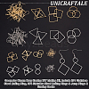Geometry Charm Drop Earring DIY Making Kit DIY-UN0003-01-5