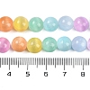 Macaron Color Natural Selenite Beads Strands X-G-F780-A01-02-4