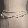 Plastic Imitation Pearl Round Beaded Waist Belly Long Chains for Women FS-WGCCA32-01-2