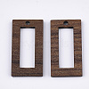 Walnut Wood Pendants WOOD-S054-22-2