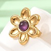 304 Stainless Steel Cuff Open Rings for Women GG-CBA7994-02G-13-2