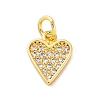 Brass Micro Pave Cubic Zirconia Pendants KK-S510-49G-04-1