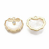 Natural Freshwater Shell Charms KK-S356-204G-NF-2