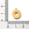 304 Stainless Steel Roman Numeral Flat Ring Charms STAS-Q348-22G-3