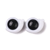 Two-tone Acrylic Beads OACR-U003-03-1